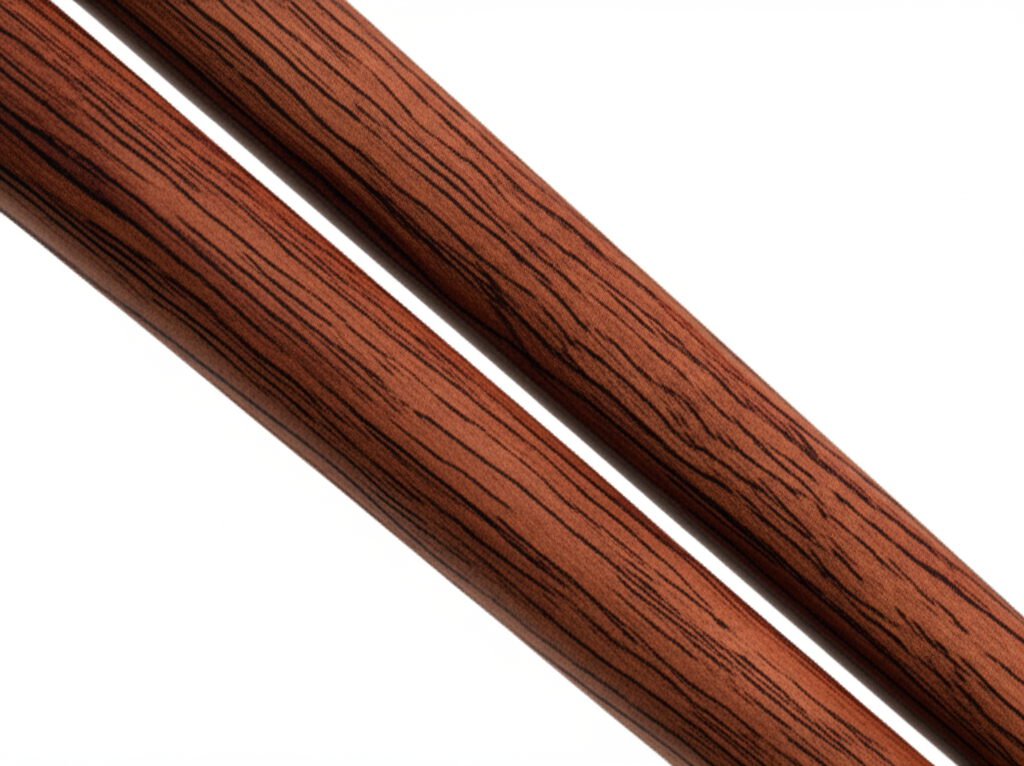 Cận cảnh v&acirc;n gỗ trắc đẹp mắt tr&ecirc;n đ&ocirc;i đũa