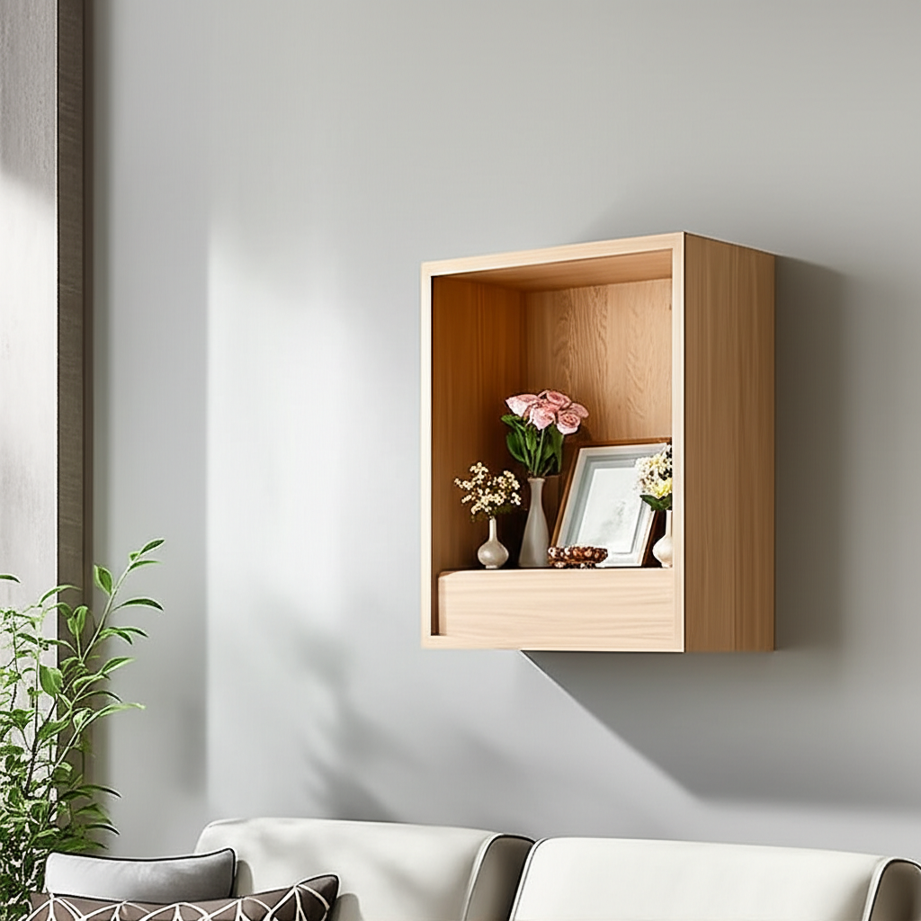 B&agrave;n thờ gia ti&ecirc;n mini treo tường cho kh&ocirc;ng gian hẹp