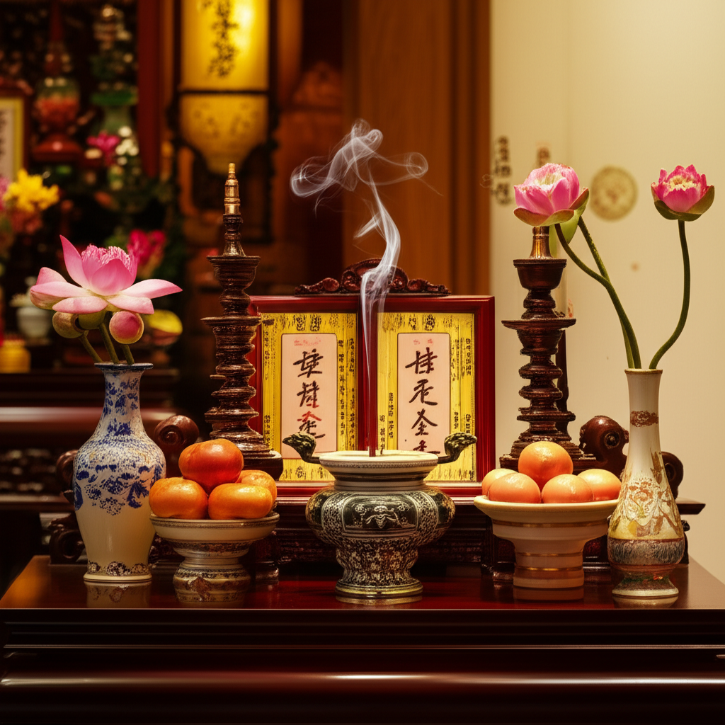 Tư Vấn Phong Thủy Lựa Chọn Bàn Thờ Gia Tiên