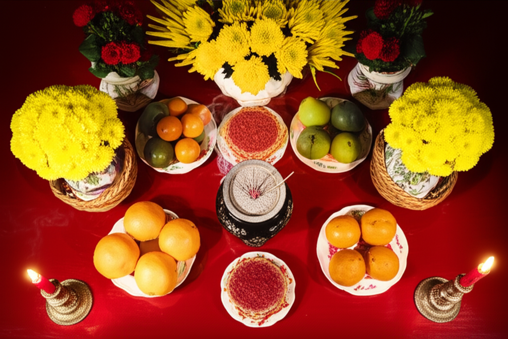 C&aacute;ch b&agrave;i tr&iacute; b&agrave;n thờ gia ti&ecirc;n chuẩn phong thủy