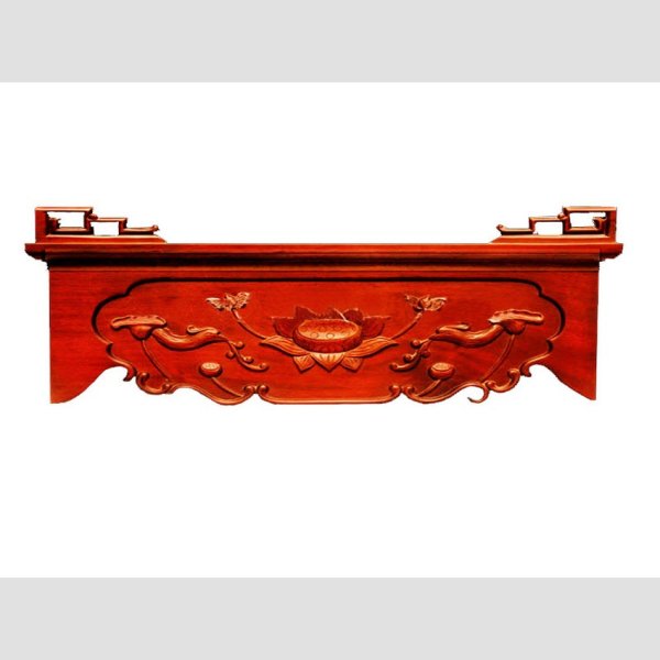 Bàn thờ treo tường chạm sen - BTT05