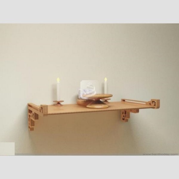 Bàn thờ treo tường hiện đại