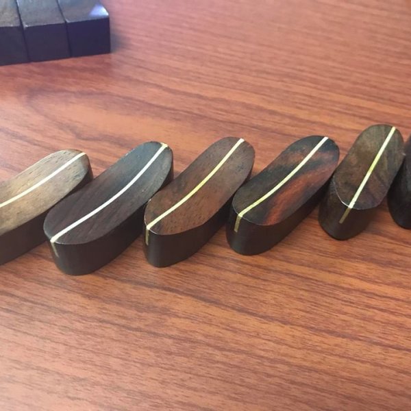 Bộ 10 gác đũa gỗ trắc - góc nhìn 6