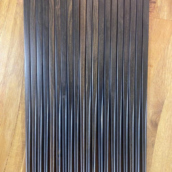 Đũa ăn gỗ mun sừng đầu vuông - góc nhìn 4