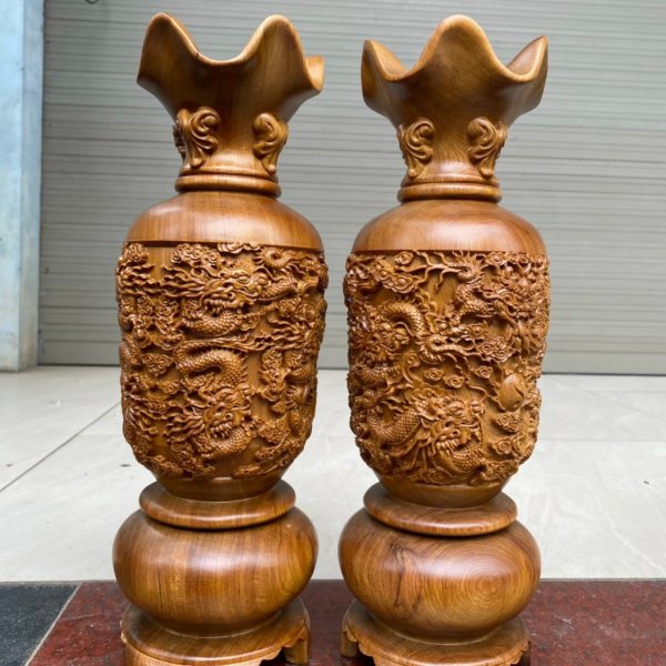 Lục bình cửu long gỗ bách xanh cao 30 cm - góc nhìn 2