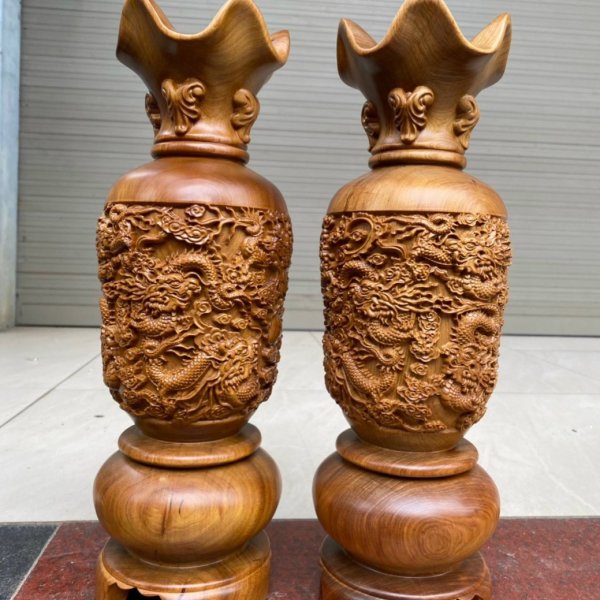 Lục bình cửu long gỗ bách xanh cao 30 cm