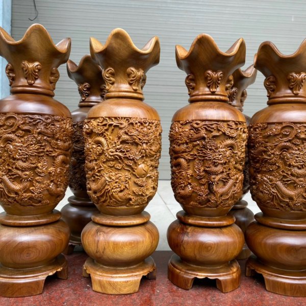 Lục bình cửu long gỗ bách xanh cao 30 cm - góc nhìn 4