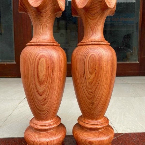 Lục bình gỗ hương đá trơn cao 60 cm - góc nhìn 2