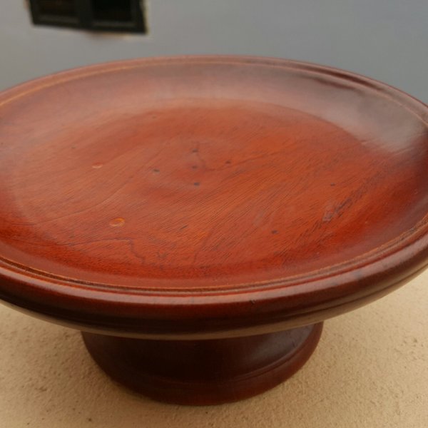 Mâm bồng 30cm gỗ hương - góc nhìn 3