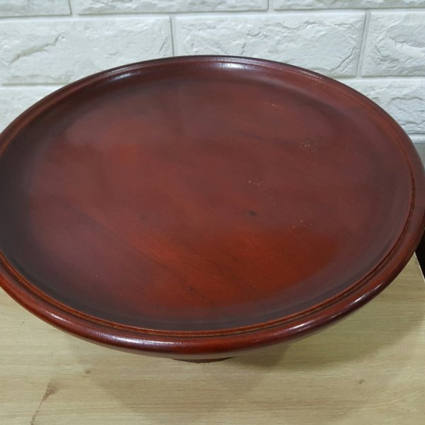Mâm bồng gỗ gụ đường kính 22 cm - góc nhìn 6