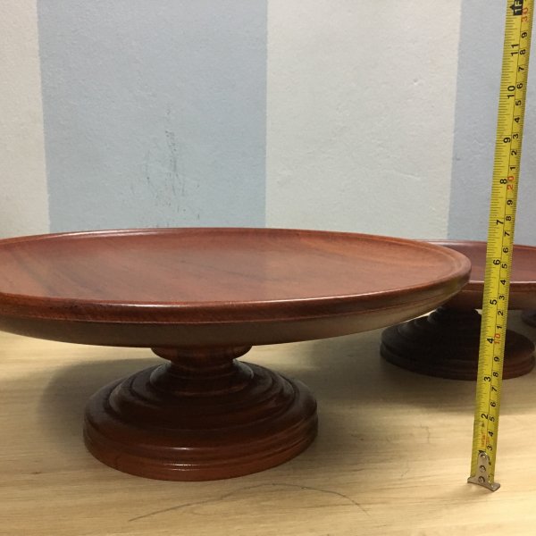 Mâm bồng gỗ gụ đường kính 40 cm - góc nhìn 4